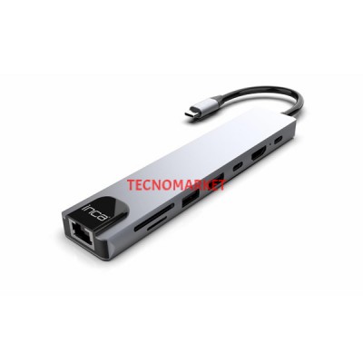 INCA ITPC-7T Gigabit Çok Portlu Type-C Ethernet