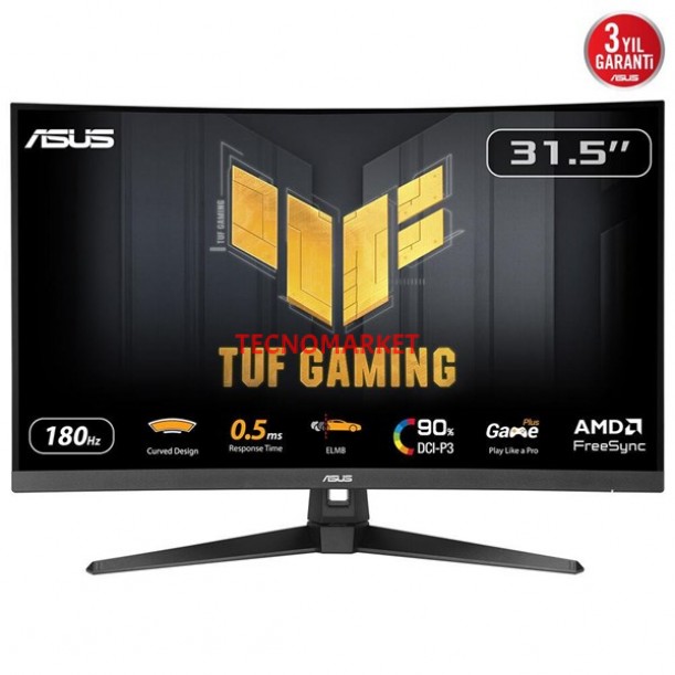 ASUS 31.5" TUF GAMING VG32WQ3B 0.5MS 180HZ HDMI-DP KAVISLI GAMING MONİTÖR 2560X1440 ASUS 31.5" TUF GAMING VG32WQ3B 0.5MS 180HZ HDMI-DP KAVISLI GAMING MONİTÖR 2560X1440