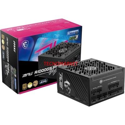 MSI 1000W 80+ GOLD MPG A1000GS PCIE 5.1 TAM MODÜLER POWER SUPPLY