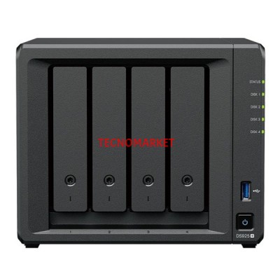 SYNOLOGY DS925-32G PLUS RYZEN V1500B-4GB RAM- 4-diskli Nas Server (Disksiz)
