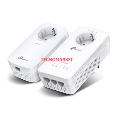 TP-LINK TL-WPA8631P KIT EV Ofis Tipi PowerLine Ağ Adaptörü Kutu Açık (Outlet)