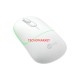 LENOVO LECOO WS210 Kablosuz + Bluetooth Sessiz Şarjlı 1600dpi Optic Beyaz Mouse