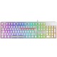 GAMEBOOSTER G24W Enigma Rainbow Aydınlatmalı Red Switch Mekanik Beyaz Oyun Klavyesi GAMEBOOSTER G24W Enigma Rainbow Aydınlatmalı Red Switch Mekanik Beyaz Oyun Klavyesi