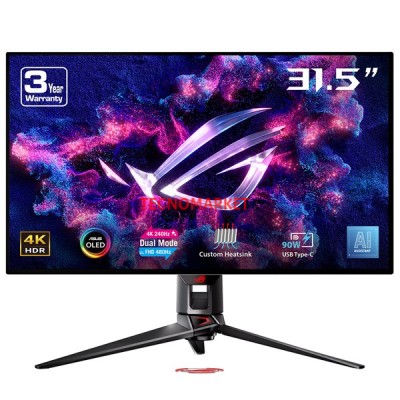 ASUS 31.5" OLED ROG SWIFT OLED PG32Ucdp 0.03 MS (4K-240Hz/Fhd-480Hz) HDMI-DP GAMING MONİTÖR 3840X2160
