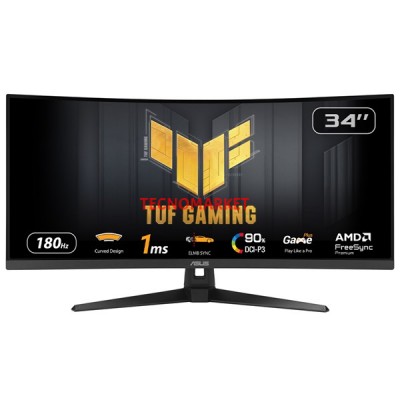 ASUS 34" TUF GAMING VG34VQ3B 1MS 180HZ DP HDMI GAMING MONİTÖR 3440X1440