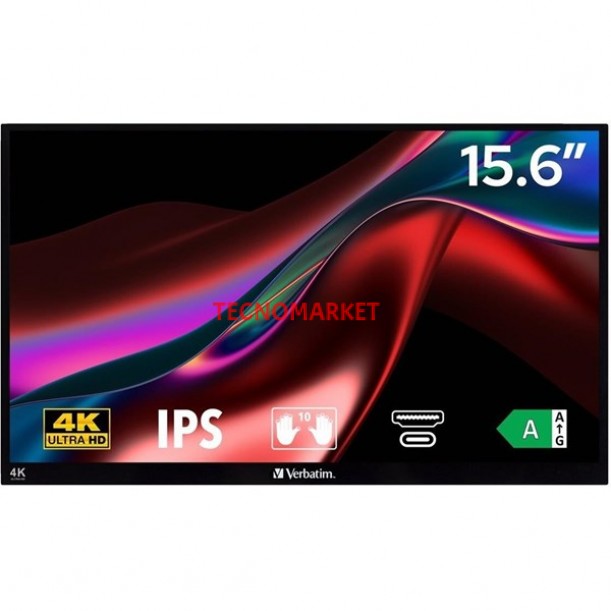 VERBATIM 15.6" IPS 32238 6MS mHDMI-TYPEC Dokunmatik Taşınabilir Monitör 3840X2160 VERBATIM 15.6" IPS 32238 6MS mHDMI-TYPEC Dokunmatik Taşınabilir Monitör 3840X2160
