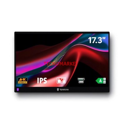 VERBATIM 17.3" IPS 32239 6MS mHDMI-TYPEC Dokunmatik Taşınabilir Monitör 3840X2160