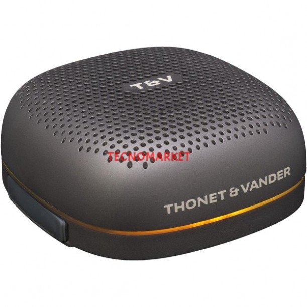 THONET Vander Duett HK096-03606 10W RMS Gun Metal Bluetooth Taşınabilir Hoparlör THONET Vander Duett HK096-03606 10W RMS Gun Metal Bluetooth Taşınabilir Hoparlör