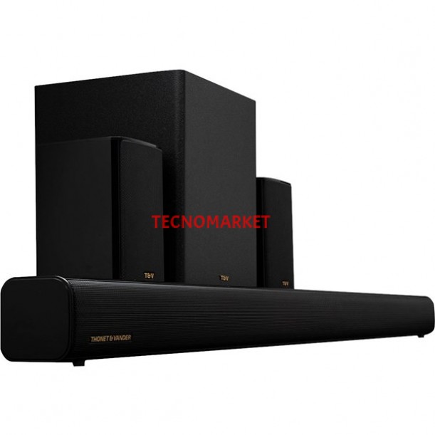 THONET Vander Rein HK096-03618 200W RMS Bluetooth HDMI Soundbar + Subwoofer 5.1 Hoparlör THONET Vander Rein HK096-03618 200W RMS Bluetooth HDMI Soundbar + Subwoofer 5.1 Hoparlör