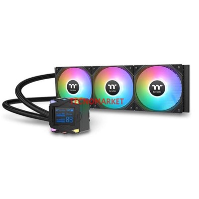 THERMALTAKE 360MM LA360-S LCD CL-W462-PL12SW-A AM5-1851P ARGB LED GÖSTERGELİ SIVI SOĞUTMALI İŞLEMCİ FANI