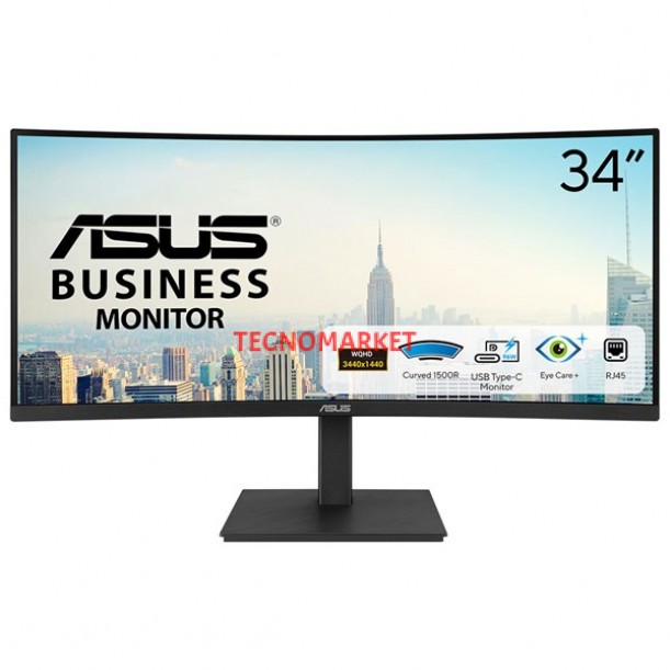 ASUS 34" VA VA34VCPSR 4MS 100HZ HDMI-DP TYPE-C-LAN KAVISLI KURUMSAL MONİTÖR 3440X1440 ASUS 34" VA VA34VCPSR 4MS 100HZ HDMI-DP TYPE-C-LAN KAVISLI KURUMSAL MONİTÖR 3440X1440