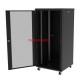 AGER 20U + 2li Fan 600x600mm Dikili Tip Siyah Kabinet Agena AG-AN20U6060S1 Cam Kapak