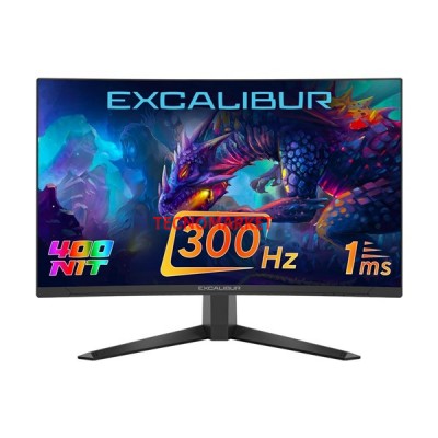 EXCALIBUR 27" VA E27FVC-E 1MS 300Hz HDMI-DP Kavisli Gaming Monitör (1920 X 1080) Outlet (Kutu Açık)