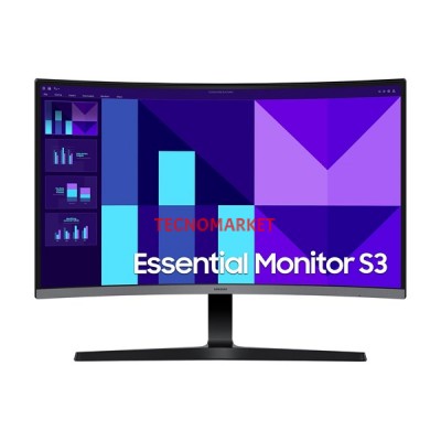 SAMSUNG 27" VA ESSENTIAL S3 LS27D390GAUXUF 4MS 100HZ HDMI KAVISLI MONİTÖR