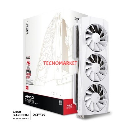 XFX 16GB RX9070XT QUICKSILVER WHITE RX-97TQICKW9 GDDR6 256Bit PCIE 5.0 BEYAZ