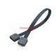 AKASA AK-CBLD01-20BK Şerit 20cm Uzatma Kablosu RGB LED AKASA AK-CBLD01-20BK Şerit 20cm Uzatma Kablosu RGB LED