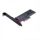 AKASA AK-PCCM2P-02 PCIe PCIe Gen3 X4 Çevirici Kart AKASA AK-PCCM2P-02 PCIe PCIe Gen3 X4 Çevirici Kart