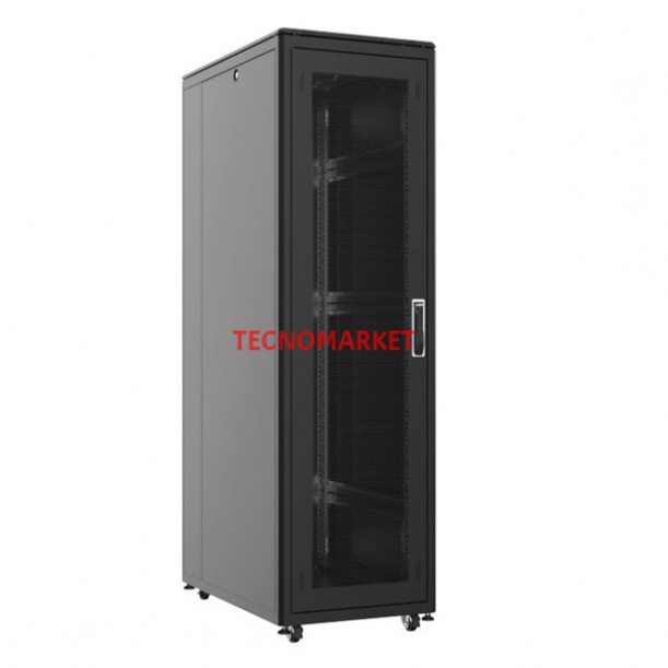 AGER 22U 600x800mm Dikili Tip Siyah Kabinet Vega AG-VB22U6080S1 Cam Kapak