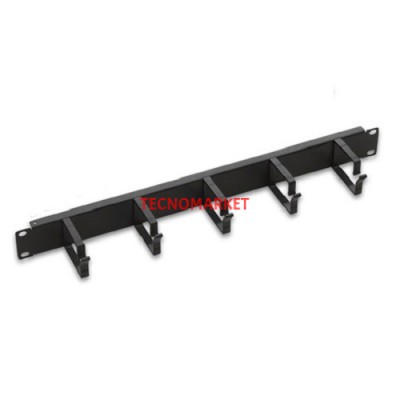 AGER 1U Yatay Organizer Siyah 5 Metal Kancalı AA-5KN01U19-A-S1