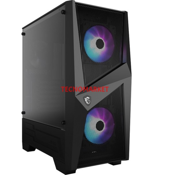 MSI MAG FORGE 100R Gaming Mid-Tower PC Kasası Siyah MSI MAG FORGE 100R Gaming Mid-Tower PC Kasası Siyah