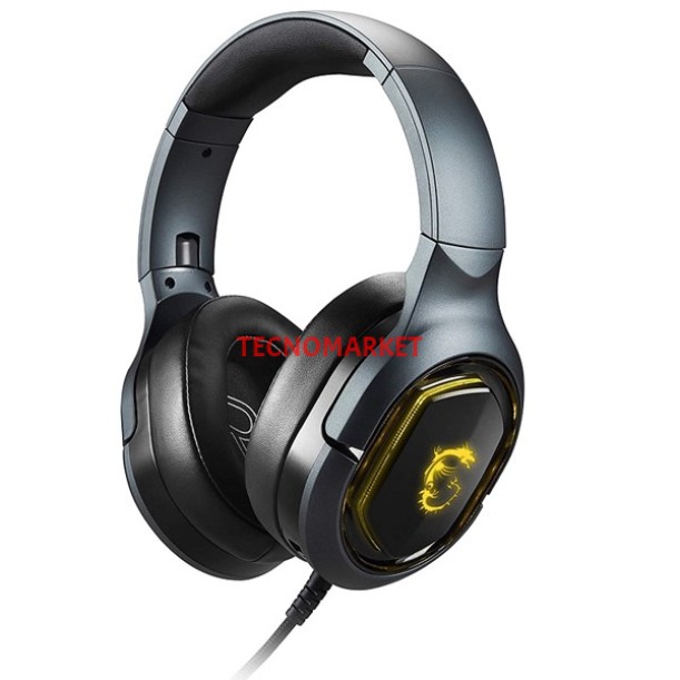 MSI GH50 Siyah Gaming Mikrofonlu Kulaklık MSI GH50 Siyah Gaming Mikrofonlu Kulaklık
