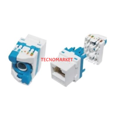 ODS Cat6 UTP Keystone Jack 180derece Çevirmeli Tip
