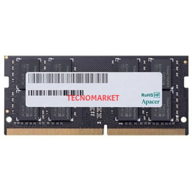 APACER 8GB DDR4 3200MHZ CL22 NOTEBOOK RAM ES.08G21.GSH APACER 8GB DDR4 3200MHZ CL22 NOTEBOOK RAM ES.08G21.GSH