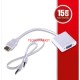 QPORT Q-HD-VGJ 0.15metre HDMI-VGA (D) Görüntü Adaptörü Beyaz Sesli 1080p QPORT Q-HD-VGJ 0.15metre HDMI-VGA (D) Görüntü Adaptörü Beyaz Sesli 1080p