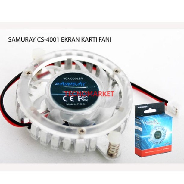 SAMURAY CS-4001 Ekran Kartı Fanı SAMURAY CS-4001 Ekran Kartı Fanı