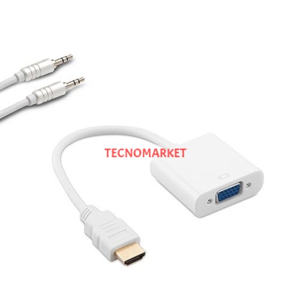 S-LINK SL-HVS13 0.15metre HDMI-VGA (D) Görüntü Adaptörü Beyaz 1080p S-LINK SL-HVS13 0.15metre HDMI-VGA (D) Görüntü Adaptörü Beyaz 1080p