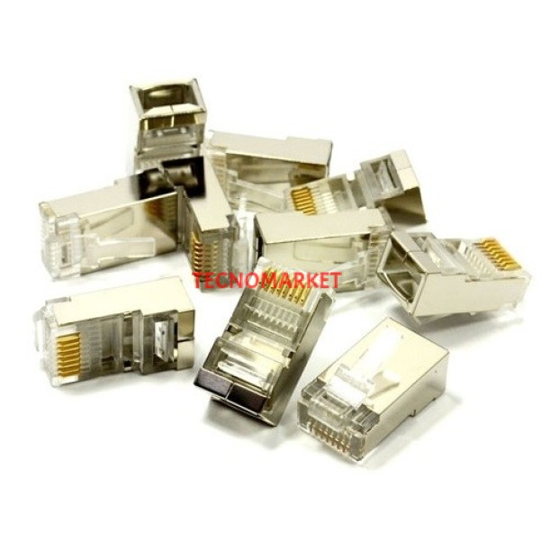 S-LINK Cat5 FTP SL-M36 100lü paket Metal Konnektör S-LINK Cat5 FTP SL-M36 100lü paket Metal Konnektör