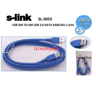 S-LINK 1.5metre SL-3053 USB 3.0 Data Kablosu