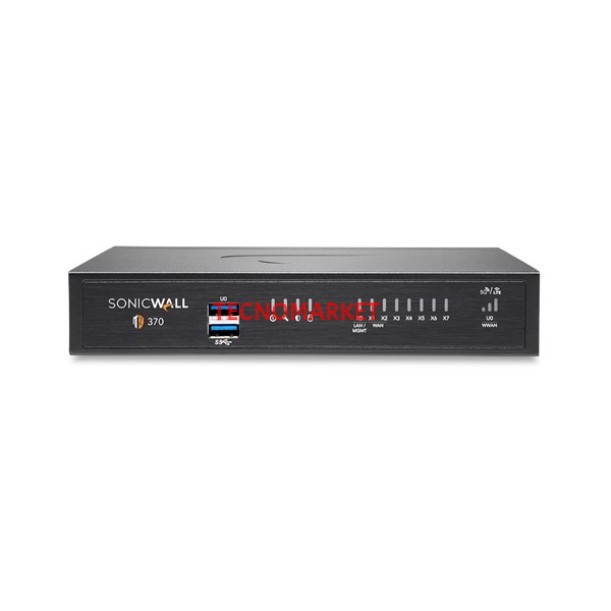 SONICWALL TZ370 02-SSC-6822 Sec Upgrade Plus - Ess Ed 2yıl Lisans 8x1GbE, 2 USB 3.0, 1 Console Firewall SONICWALL TZ370 02-SSC-6822 Sec Upgrade Plus - Ess Ed 2yıl Lisans 8x1GbE, 2 USB 3.0, 1 Console Firewall