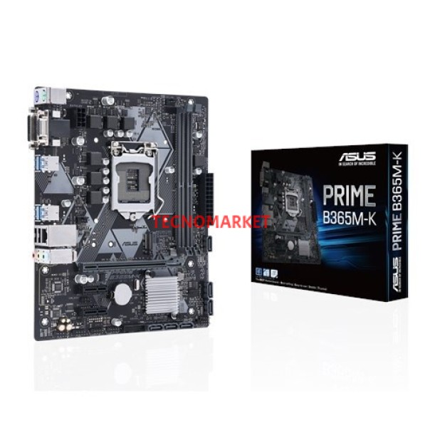 ASUS PRIME B365M-K DDR4 M2 PCIe NVME DVI PCIe 16X v3.0 1151p v2 mATX ASUS PRIME B365M-K DDR4 M2 PCIe NVME DVI PCIe 16X v3.0 1151p v2 mATX