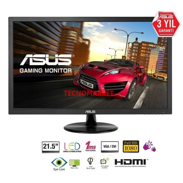 ASUS 21.5" LED VP228HE 1MS 60Hz HDMI EV Ofis Tipi Monitör (1920 X 1080) ASUS 21.5" LED VP228HE 1MS 60Hz HDMI EV Ofis Tipi Monitör (1920 X 1080)