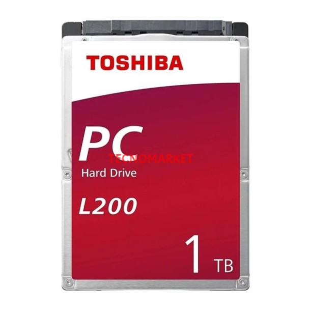 TOSHIBA 2,5" 1tb L200 HDWL110UZSVA 5400rpm 128mb Sata III Notebook Harddisk TOSHIBA 2,5" 1tb L200 HDWL110UZSVA 5400rpm 128mb Sata III Notebook Harddisk