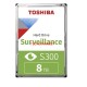 TOSHIBA 3.5" 8TB S300 HDWT380UZSVA 7200 RPM 256MB SATA-3 Güvenlik Diski TOSHIBA 3.5" 8TB S300 HDWT380UZSVA 7200 RPM 256MB SATA-3 Güvenlik Diski