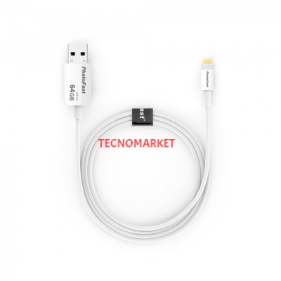 PhotoFast Photo Backup Cable 64GB Lightning / USB 3.0 Şarj Kablolu i-FlashDrive