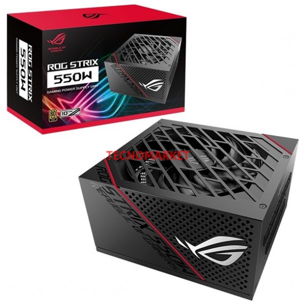 ASUS 550W 80+ GOLD ROG STRIX 550G 13.5cm Fanlı Tam Modüler Power Supply Japon Kapasitör ASUS 550W 80+ GOLD ROG STRIX 550G 13.5cm Fanlı Tam Modüler Power Supply Japon Kapasitör