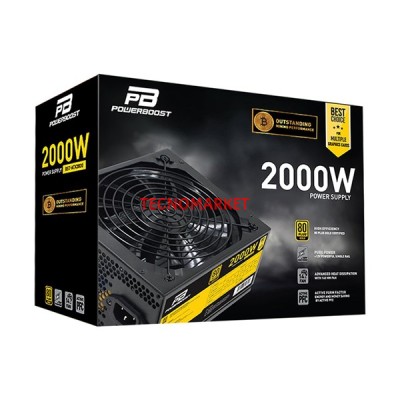 POWERBOOST 2000W BST-ATX2000 14CM FANLI MINING POWER SUPPLY