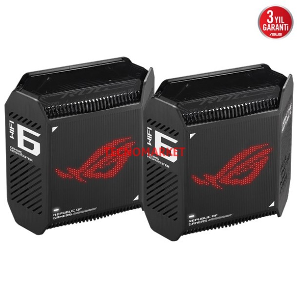 Asus ASUS GT6(B-2-PK) AX10000 GAMING ROUTER 2-LI PAKET Asus ASUS GT6(B-2-PK) AX10000 GAMING ROUTER 2-LI PAKET