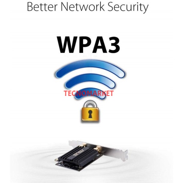 ASUS PCE-AX58BT AX3000 Dual Band PCIe Kablosuz Adaptör,Bluetooth ASUS PCE-AX58BT AX3000 Dual Band PCIe Kablosuz Adaptör,Bluetooth