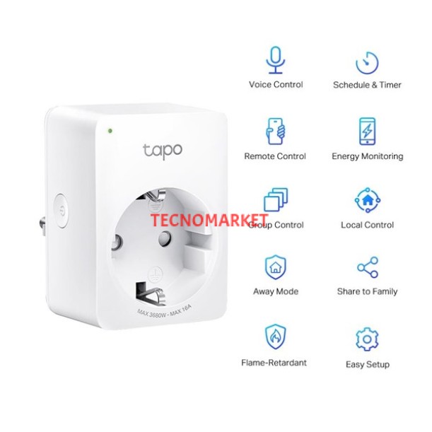 TP-LINK Tapo P110 Mini Akıllı WIFI Priz, Enerji İzleme 4-lü paket TP-LINK Tapo P110 Mini Akıllı WIFI Priz, Enerji İzleme 4-lü paket