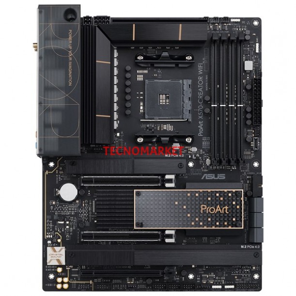 ASUS PROART X570 CREATOR WIFI DDR4 M2 PCIe NVME HDMI-Thunderbolt DP PCIe 16X v4.0 AM4 ATX ASUS PROART X570 CREATOR WIFI DDR4 M2 PCIe NVME HDMI-Thunderbolt DP PCIe 16X v4.0 AM4 ATX
