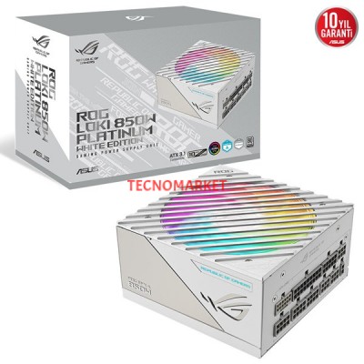 ASUS 850W 80+ PLATINUM ROG LOKI SFX-L PCIE 5.0 TAM MODÜLER POWER SUPPLY (BEYAZ)