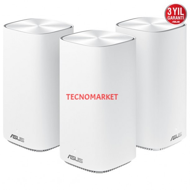 ASUS ZENWIFI AC MINI CD6 AC1500 Dual Band EV Ofis Tipi Mesh Router 3-lü paket ASUS ZENWIFI AC MINI CD6 AC1500 Dual Band EV Ofis Tipi Mesh Router 3-lü paket