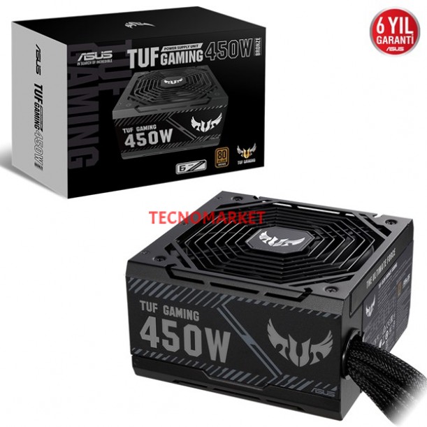 ASUS 450W 80+ BRONZE TUF GAMING 450B 13.5cm Fanlı Power Supply ASUS 450W 80+ BRONZE TUF GAMING 450B 13.5cm Fanlı Power Supply