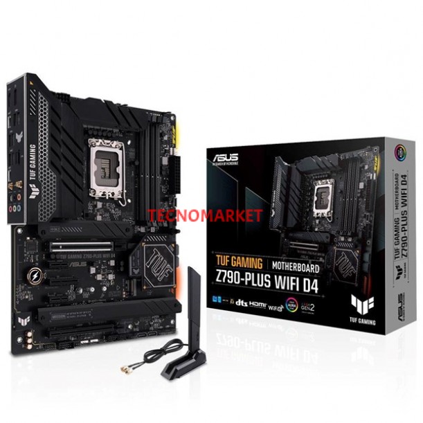 ASUS TUF Z790-PLUS GAMING WIFI D4 DDR4 HDMI DP PCIe 16X v5.0 1700p ATX