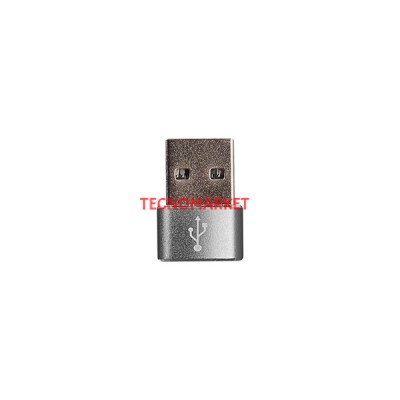 Hytech HY-XO33 Siyah Type C F to USB M Metal Gövdeli OTG Çevirici