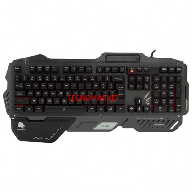Rampage Chief Siyah USB Gaming US Layout Multimedia Klavye Rampage Chief Siyah USB Gaming US Layout Multimedia Klavye